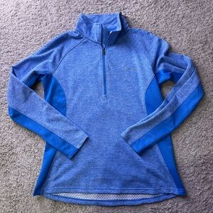 Columbia Women's Blue Quarter-Zip Top